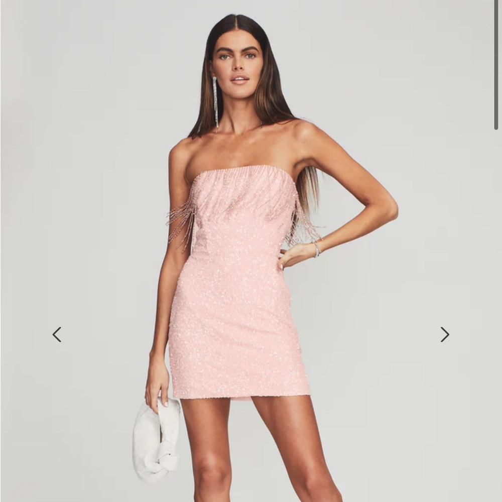 (sold out everywhere) CASSANDRA SEQUIN FRINGE DRESS by retrofete !!!! Size small